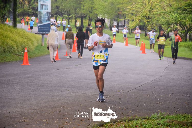 Race photo from Taman Budaya x BOGORUN 2025