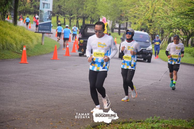 Race photo from Taman Budaya x BOGORUN 2025