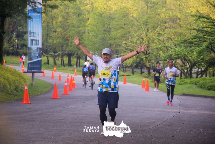 Race photo from Taman Budaya x BOGORUN 2025