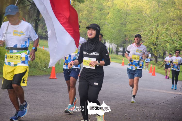 Race photo from Taman Budaya x BOGORUN 2025