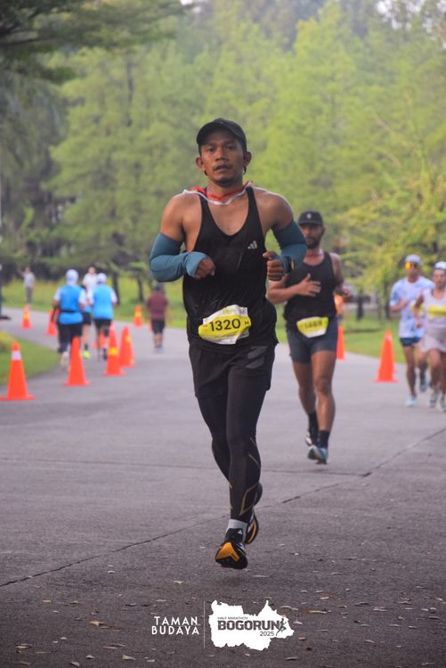 Race photo from Taman Budaya x BOGORUN 2025