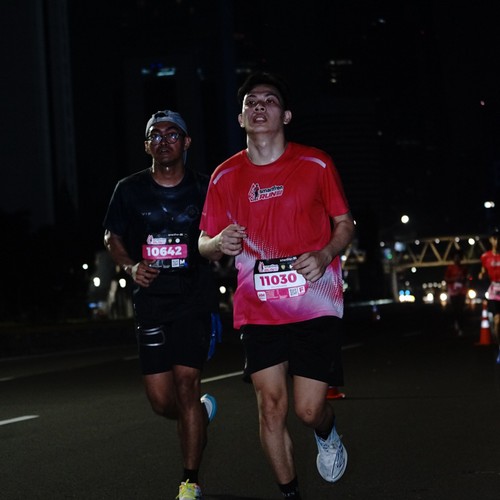 Race photo from SMARTFREN RUN 2026