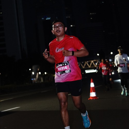 Race photo from SMARTFREN RUN 2026