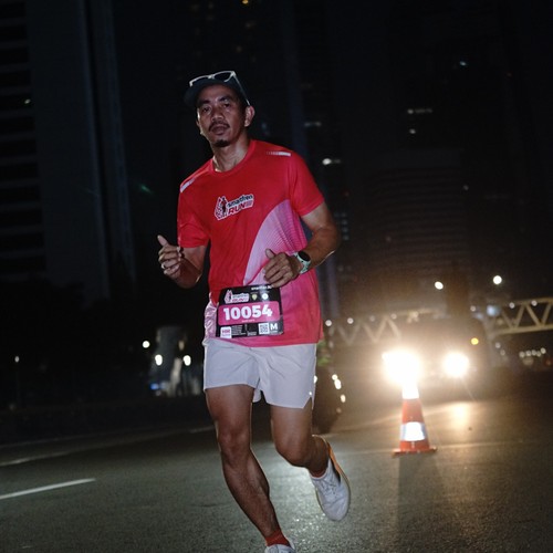 Race photo from SMARTFREN RUN 2026