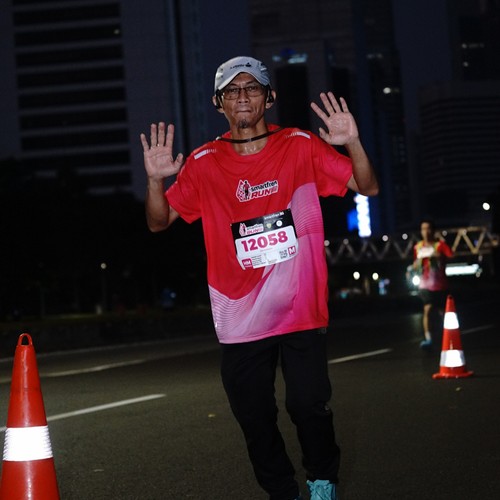 Race photo from SMARTFREN RUN 2026