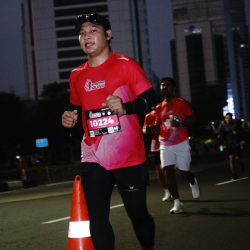 Race photo from SMARTFREN RUN 2026