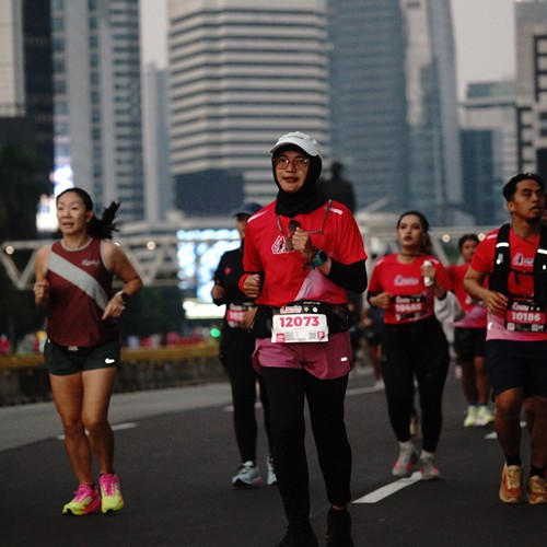 Race photo from SMARTFREN RUN 2026