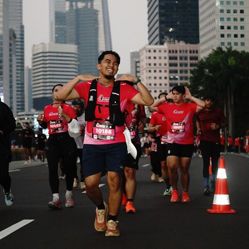 Race photo from SMARTFREN RUN 2026