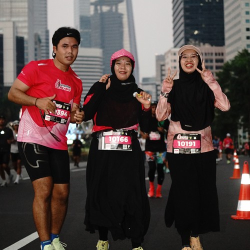 Race photo from SMARTFREN RUN 2026