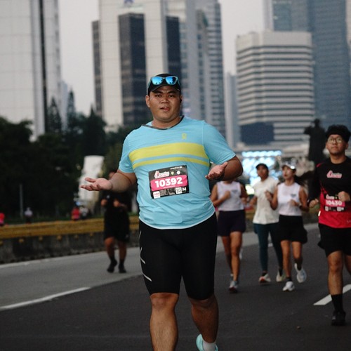 Race photo from SMARTFREN RUN 2026