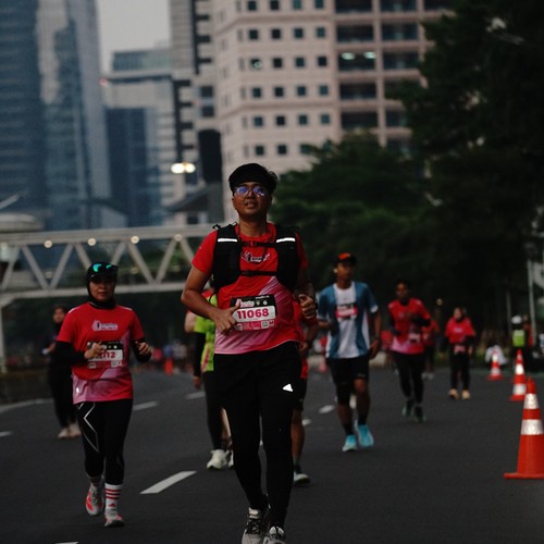 Race photo from SMARTFREN RUN 2026