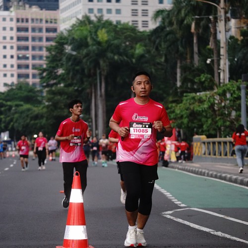 Race photo from SMARTFREN RUN 2026