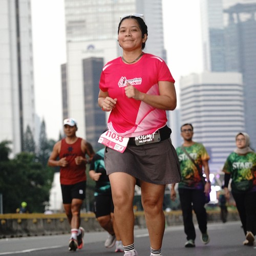 Race photo from SMARTFREN RUN 2026