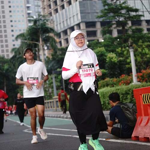 Race photo from SMARTFREN RUN 2026