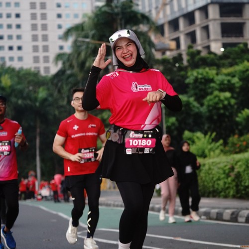 Race photo from SMARTFREN RUN 2026