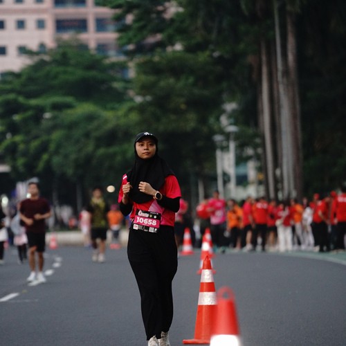 Race photo from SMARTFREN RUN 2026
