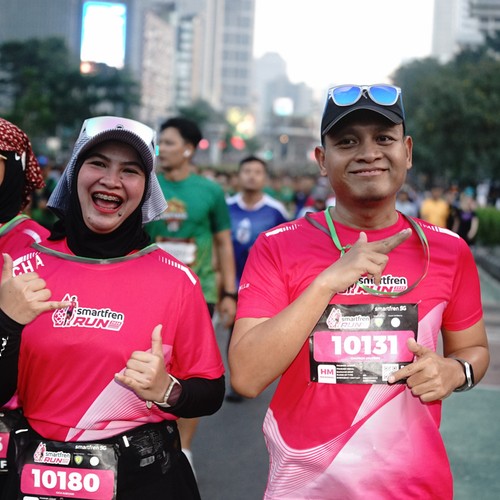 Race photo from SMARTFREN RUN 2026