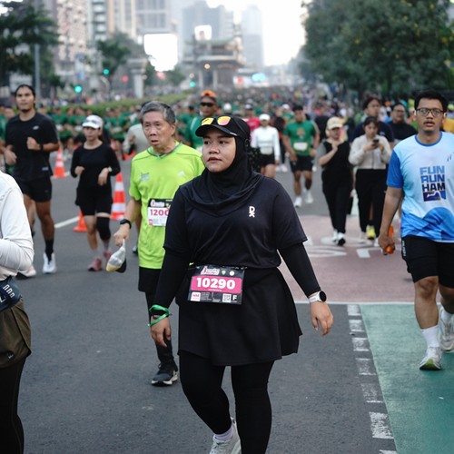 Race photo from SMARTFREN RUN 2026