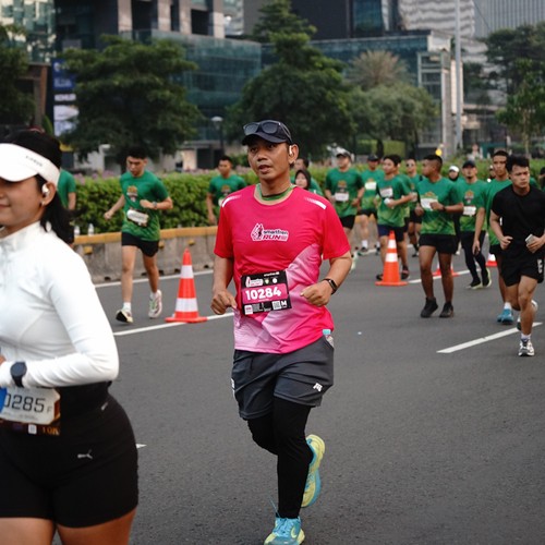 Race photo from SMARTFREN RUN 2026