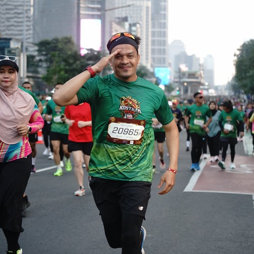Race photo from SMARTFREN RUN 2026