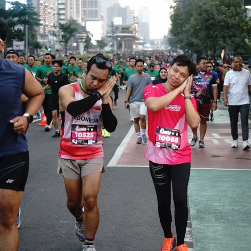 Race photo from SMARTFREN RUN 2026