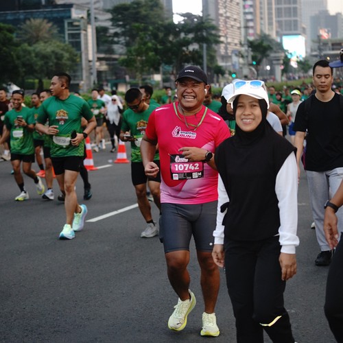Race photo from SMARTFREN RUN 2026