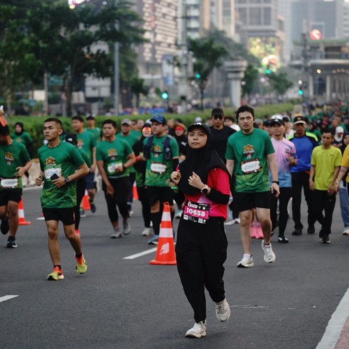 Race photo from SMARTFREN RUN 2026