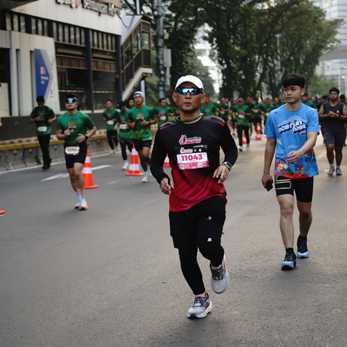 Race photo from SMARTFREN RUN 2026