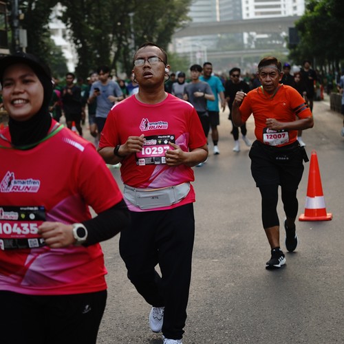 Race photo from SMARTFREN RUN 2026