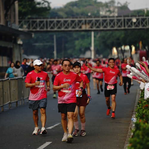 Race photo from SMARTFREN RUN 2026