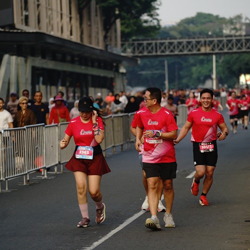 Race photo from SMARTFREN RUN 2026