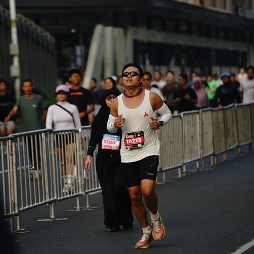 Race photo from SMARTFREN RUN 2026
