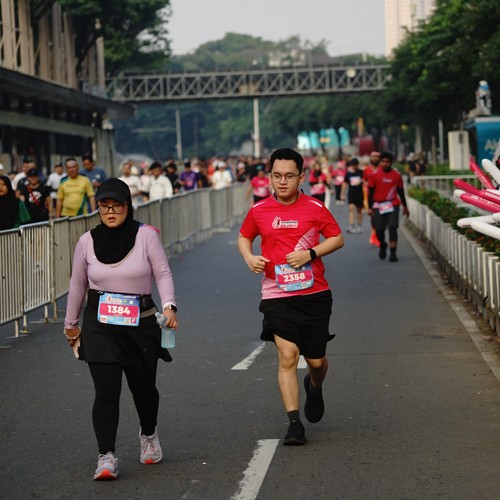 Race photo from SMARTFREN RUN 2026