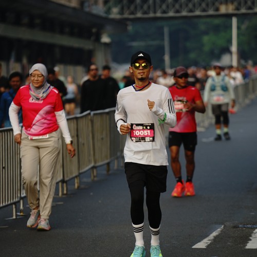 Race photo from SMARTFREN RUN 2026