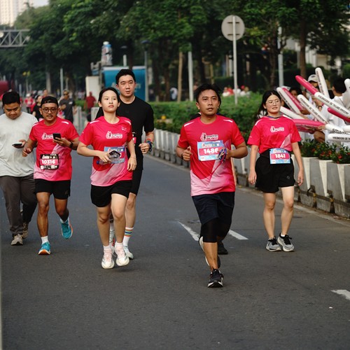 Race photo from SMARTFREN RUN 2026
