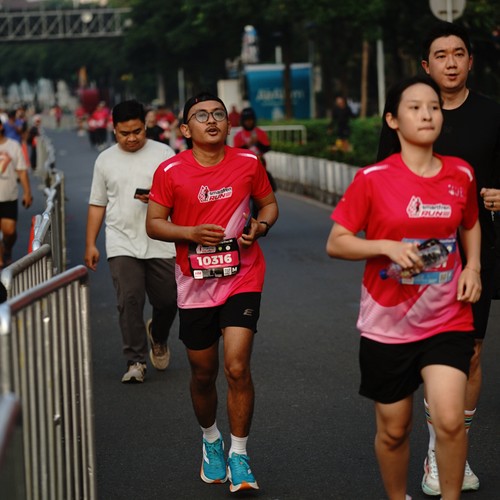 Race photo from SMARTFREN RUN 2026