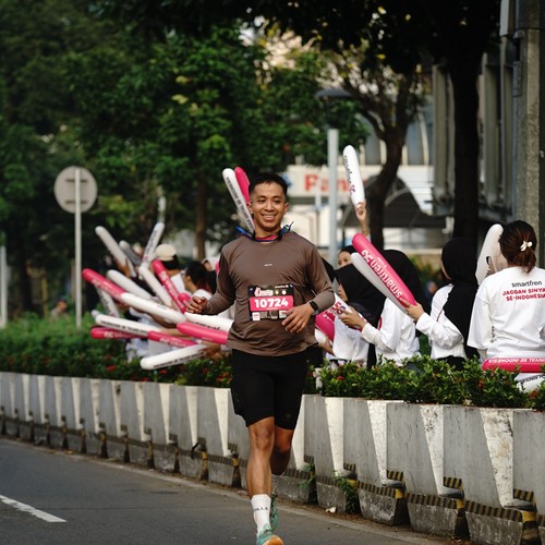 Race photo from SMARTFREN RUN 2026