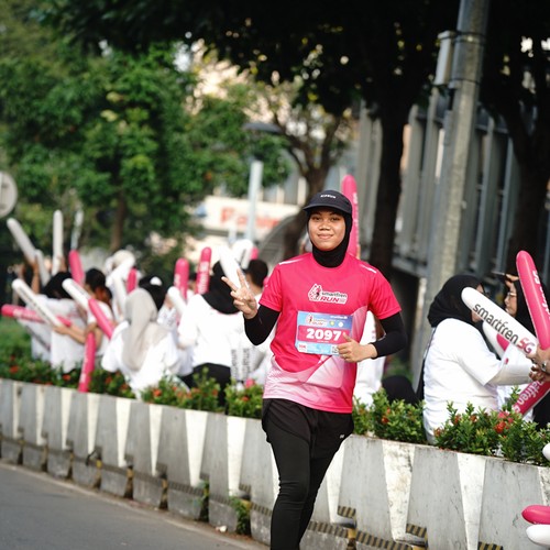 Race photo from SMARTFREN RUN 2026