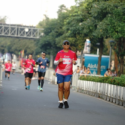 Race photo from SMARTFREN RUN 2026