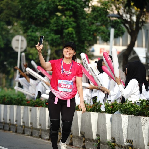 Race photo from SMARTFREN RUN 2026