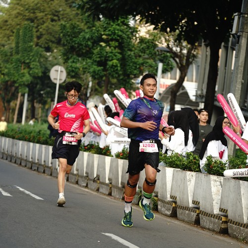 Race photo from SMARTFREN RUN 2026