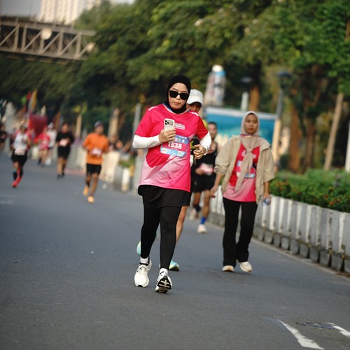 Race photo from SMARTFREN RUN 2026