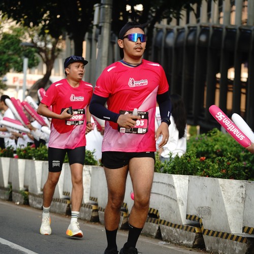 Race photo from SMARTFREN RUN 2026