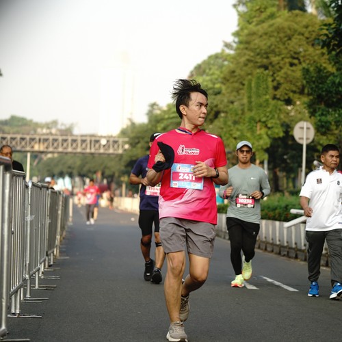 Race photo from SMARTFREN RUN 2026