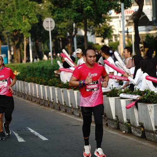 Race photo from SMARTFREN RUN 2026