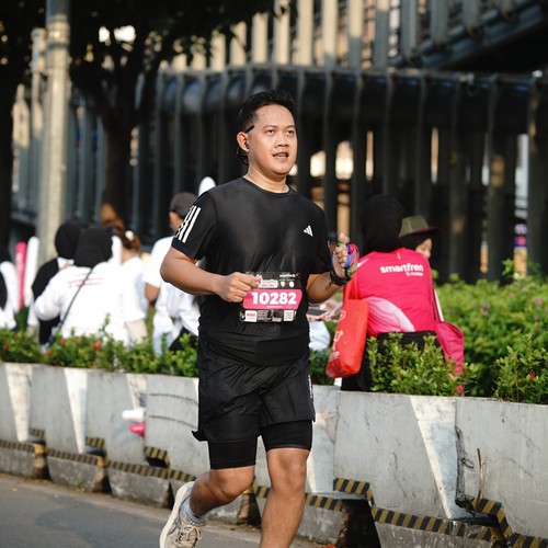 Race photo from SMARTFREN RUN 2026