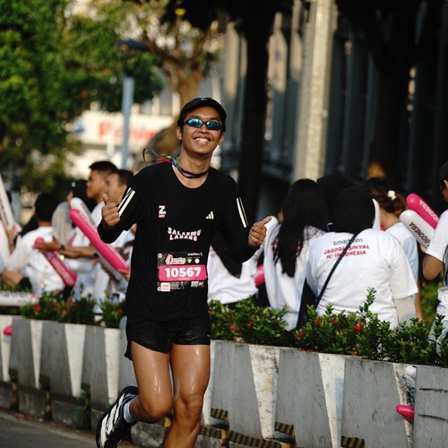 Race photo from SMARTFREN RUN 2026