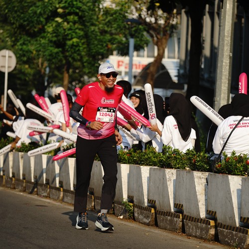 Race photo from SMARTFREN RUN 2026