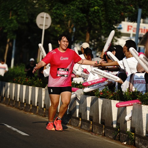 Race photo from SMARTFREN RUN 2026