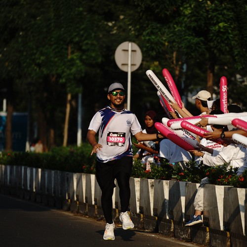 Race photo from SMARTFREN RUN 2026